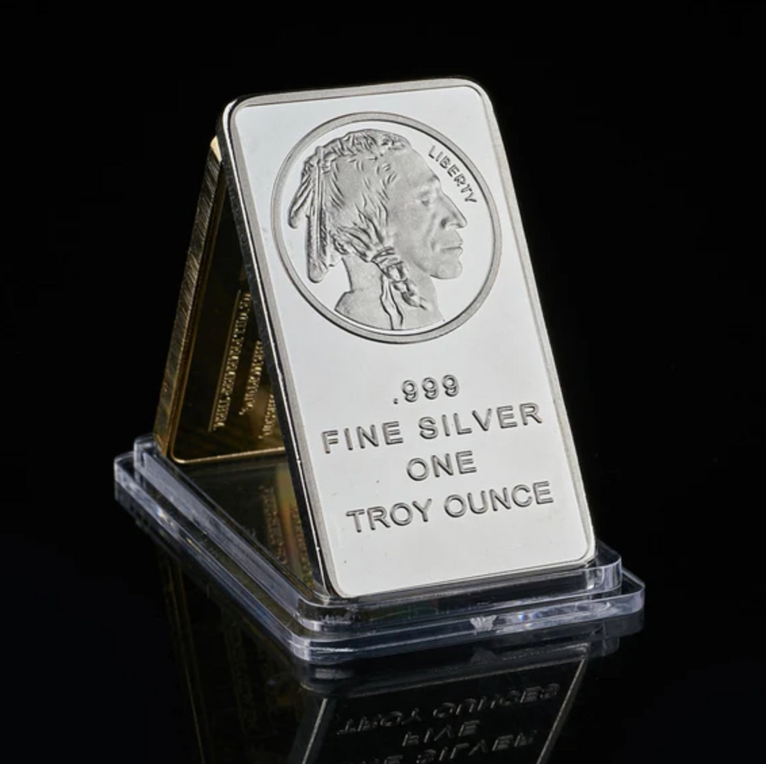 Liberty Buffalo Silver Bar ( 1 Troy Ounce )