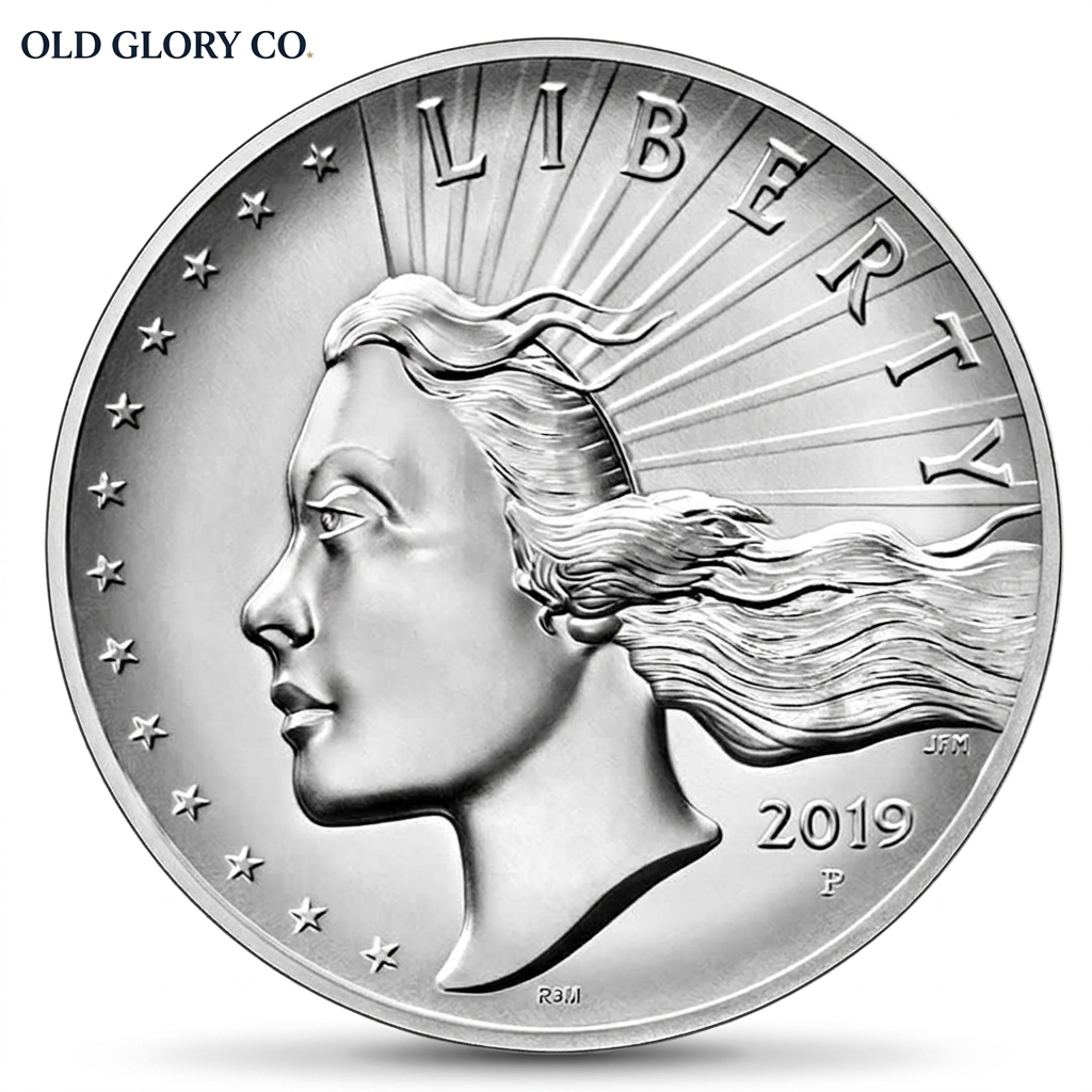 2019 American Liberty High Relief Collectible Coin — Silver-Plated (1 oz)