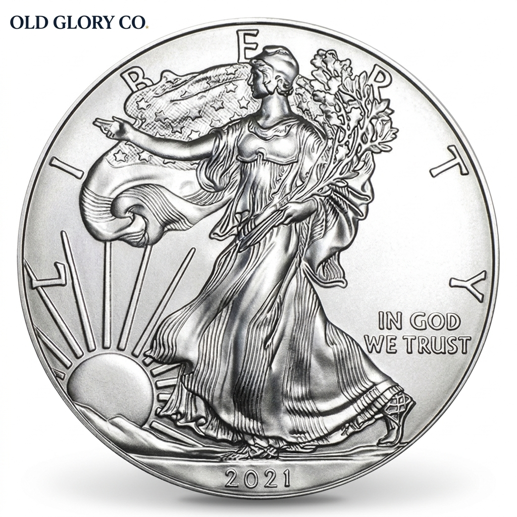 2021 American Eagle Collectible Coin — Silver-Plated (1 oz)