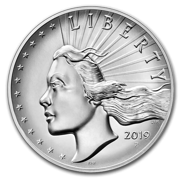 2019 Silver American Liberty High Relief ( 1 Troy Ounce )