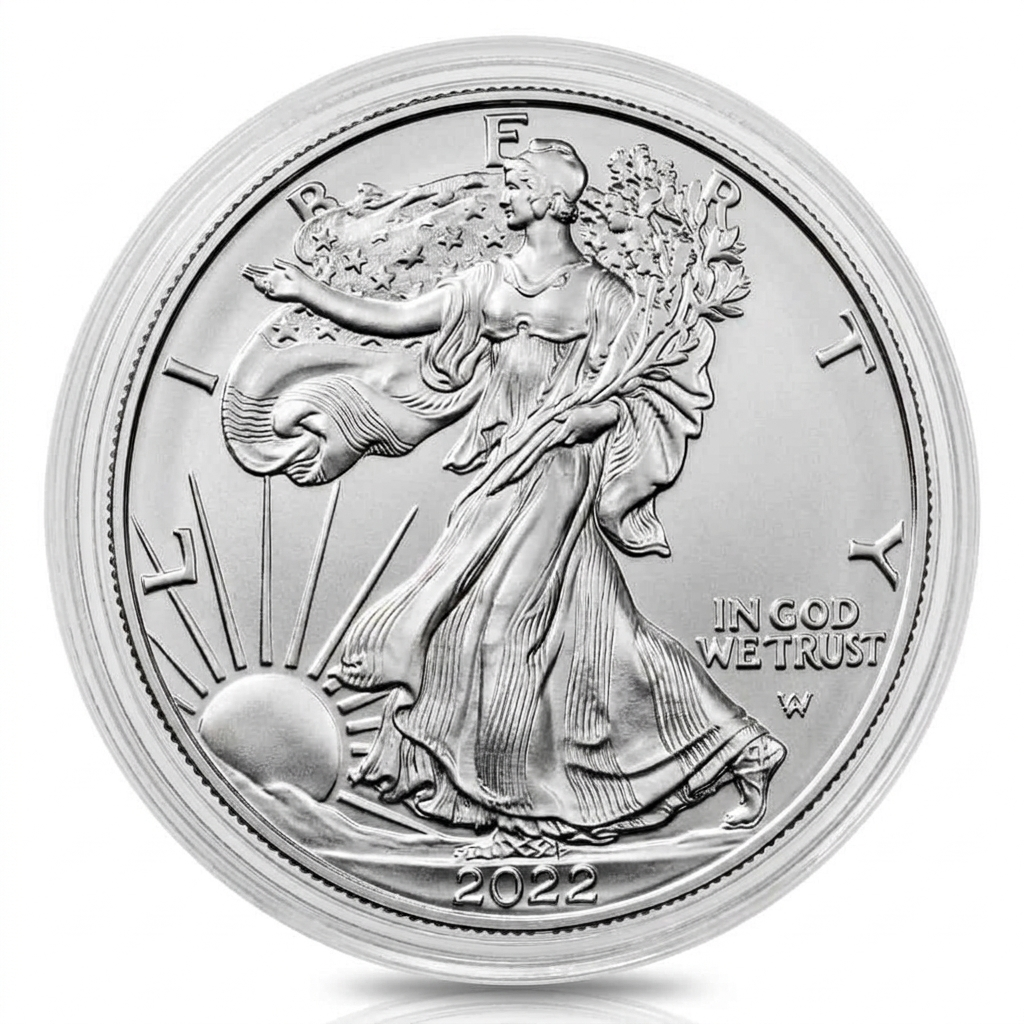 American Eagle silver-plated collectible coin 1 oz