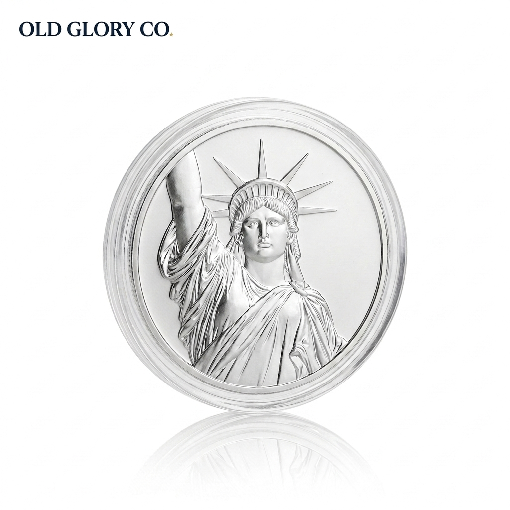 Statue of Liberty coin branded Old Glory Co.