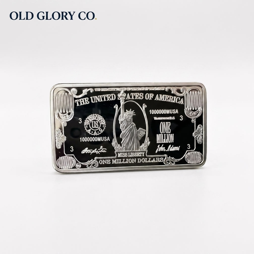 One Million Dollar Bill bar branded Old Glory Co.